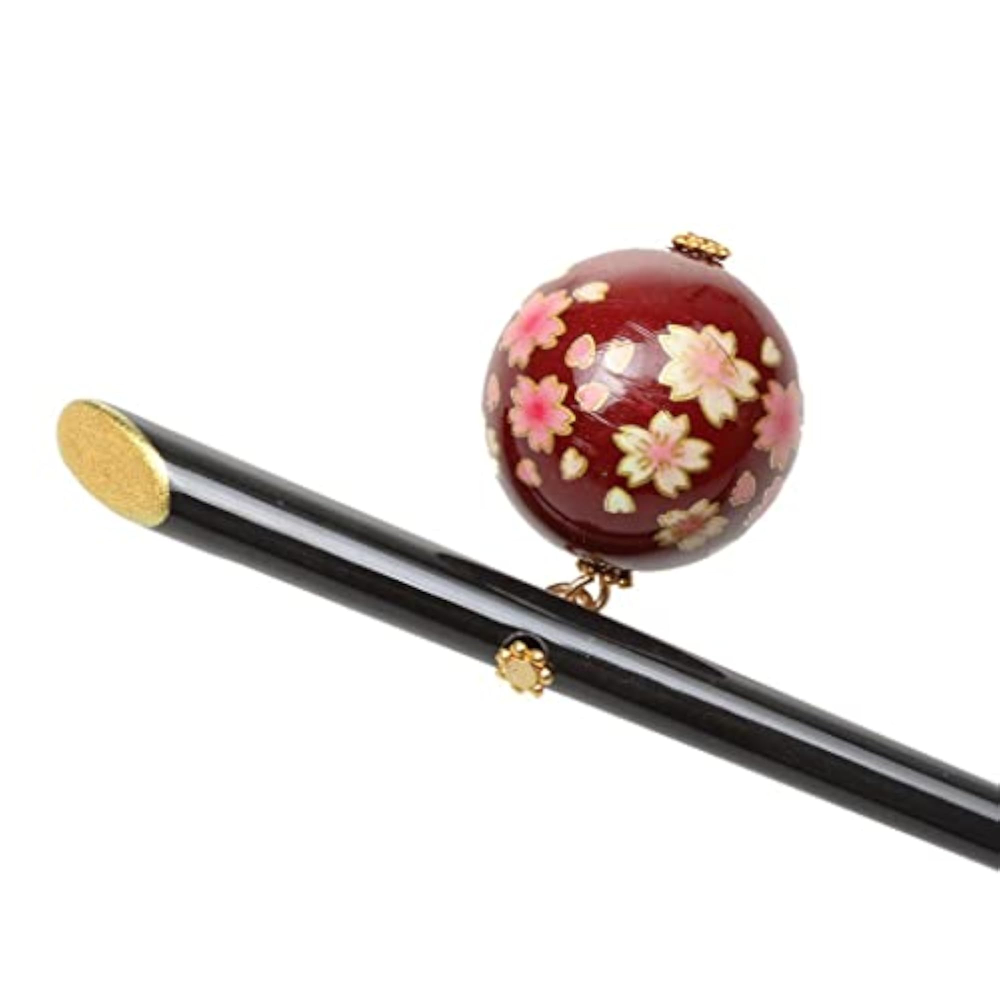 2pc Elegant Acrylic Sakura Decoration Hairpin Sticks